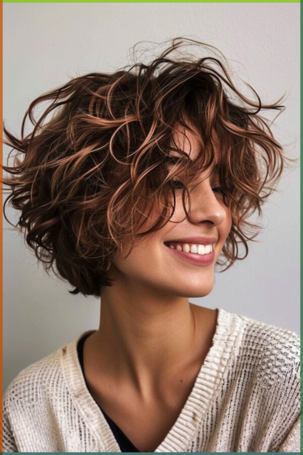 Style carré pour boucles
