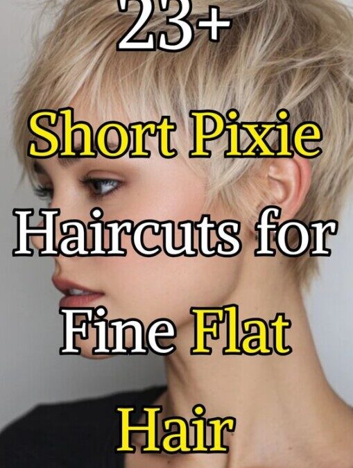 Coupe courte pour cheveux fins et plats : Un look moderne