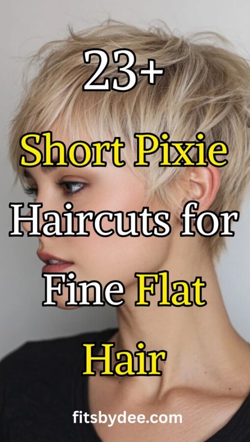 Style moderne cheveux fins