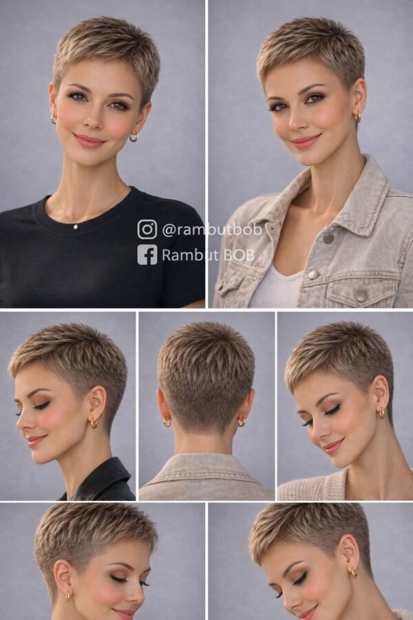 Coupe courte chic
