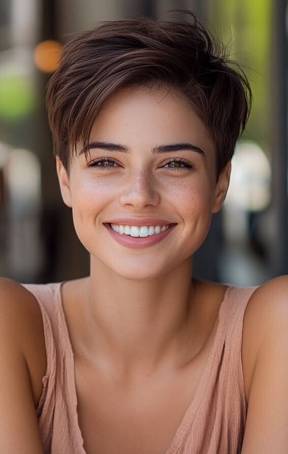 Coupe courte chic