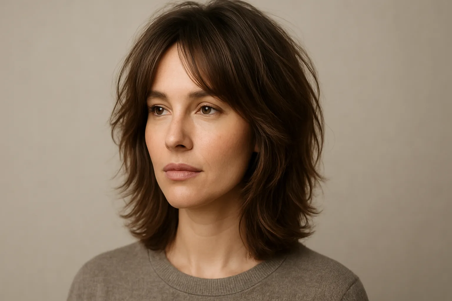 Coupe dégradée femme mi long